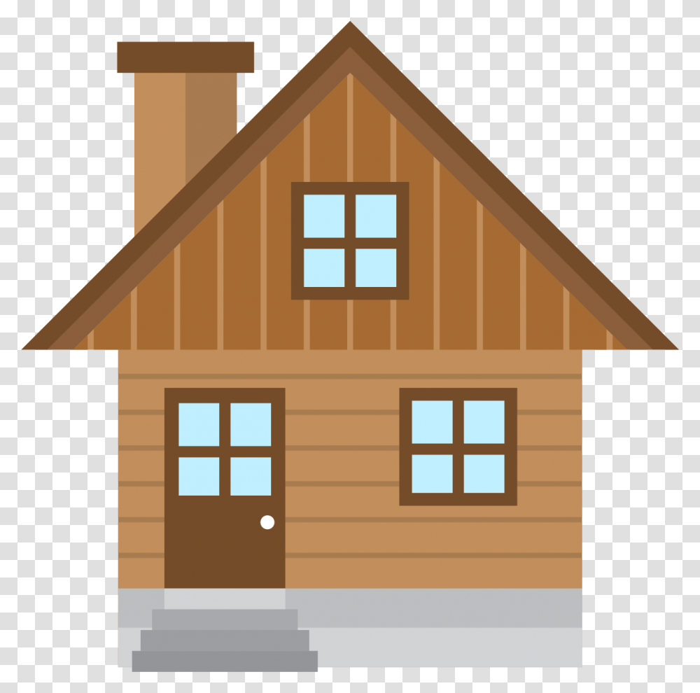 Home House Log Cabin Straw House 3 Little Pigs, Housing, Building, Cottage, Gate Transparent Png