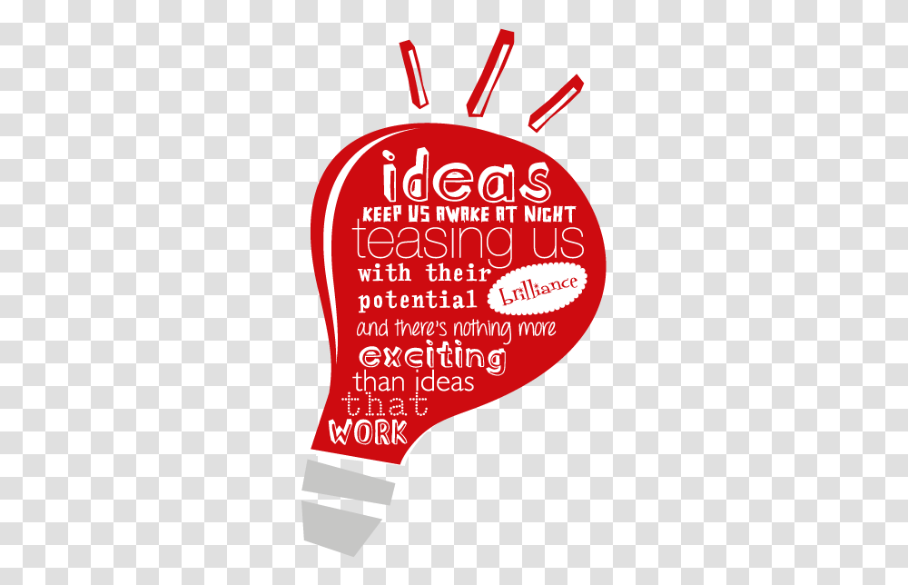 Home Idea Red, Label, Text, Poster, Advertisement Transparent Png