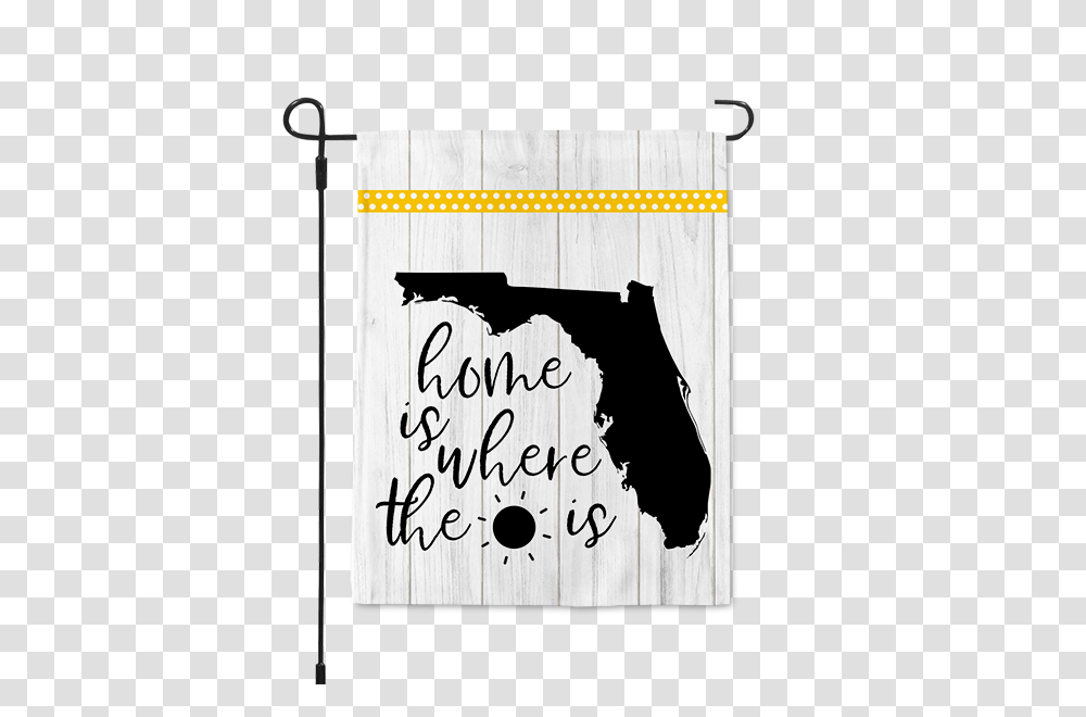 Home Is Where The Sunshine Is Florida State Garden, Curtain, Shower Curtain, Handwriting Transparent Png