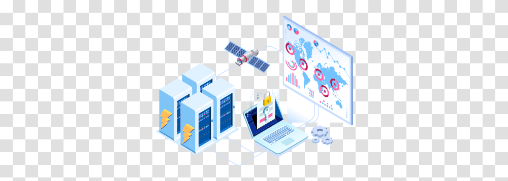 Home Isometric Data Center, Computer, Electronics, Computer Keyboard, Computer Hardware Transparent Png