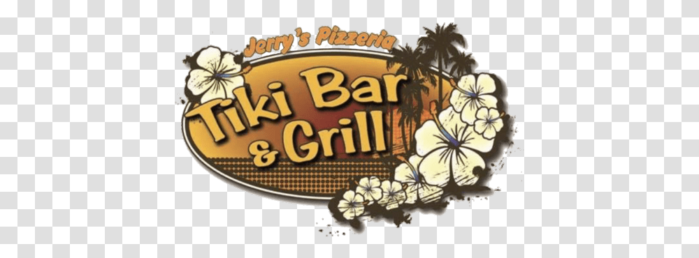 Home Jerry's Tiki Bar Palm Trees, Birthday Cake, Dessert, Food, Logo Transparent Png