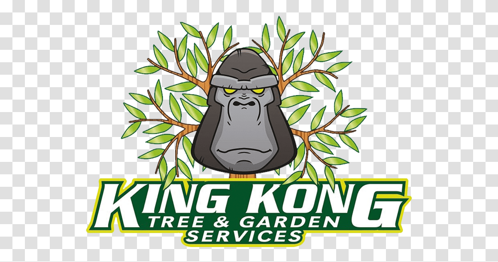 Home King Kong Tree Services Old World Monkey, Poster, Advertisement, Ape, Wildlife Transparent Png