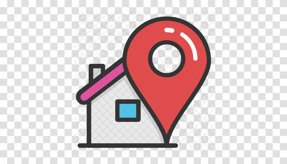 Home Location Icon Google Maps Home Icon, Plectrum, Road Sign Transparent Png