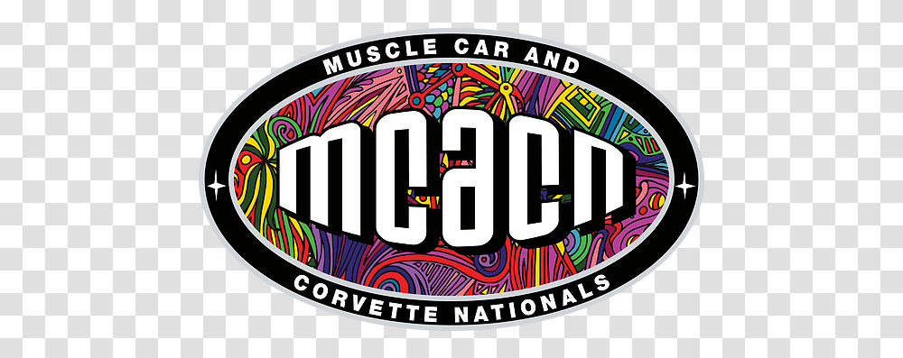 Home Mcacn Muscle Car And Corvette Nationals Logo, Text, Crowd, Urban, Label Transparent Png