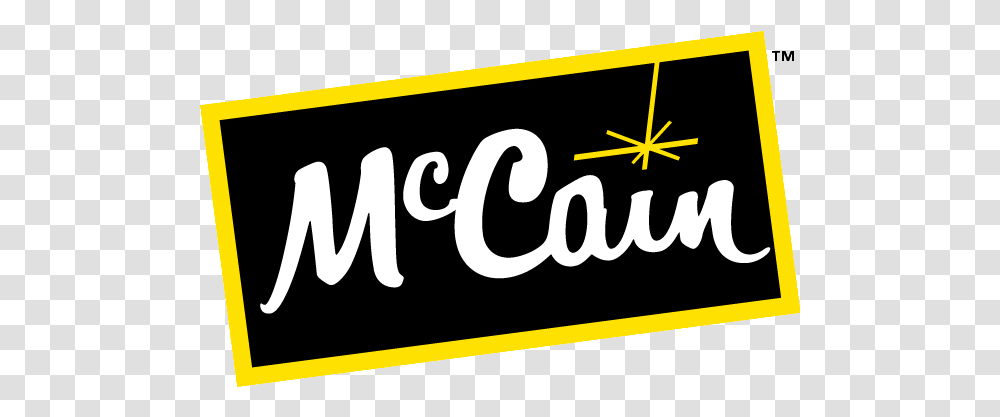 Home Mccain Foods Logo Mc Cain, Text, Alphabet, Label, Handwriting Transparent Png