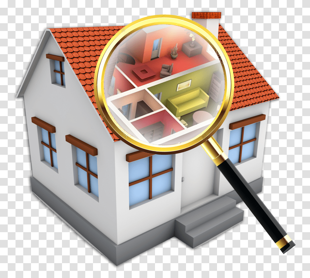 Home Mortgage, Magnifying Transparent Png