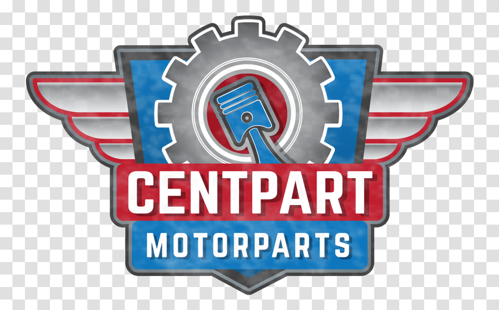 Home Of Centpart Motor Parts Your Prefered Car Dealer Logo Of Motor Parts, Machine, Symbol, Spoke, Wheel Transparent Png