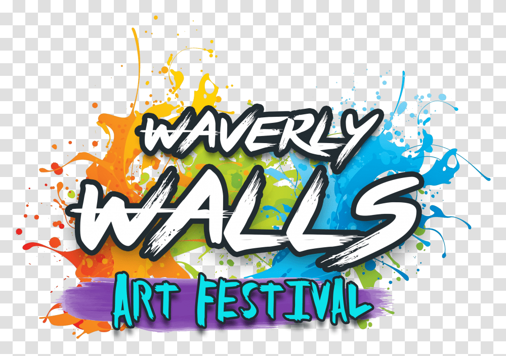 Home One Waverly Walls Art Park Graphic Design, Graffiti, Poster Transparent Png