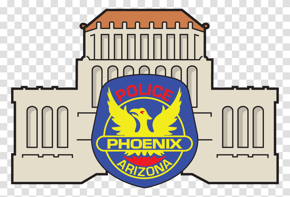 Home Phoenix Police Museum, Logo, Building Transparent Png