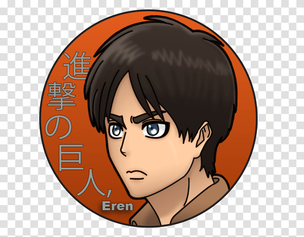 Home Pin Back Buttons Attack On Titan Eren Pin Leech Lake Band Of Ojibwe, Logo, Person, Label Transparent Png
