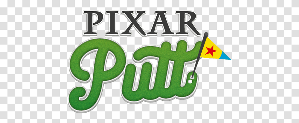 Home Pixar Putt Pixar Putt Logo, Text, Word, Label, Plant Transparent Png