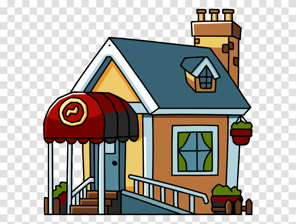 Home Plate Clipart Nursing Home Cartoon, Housing, Building, Handrail, House Transparent Png