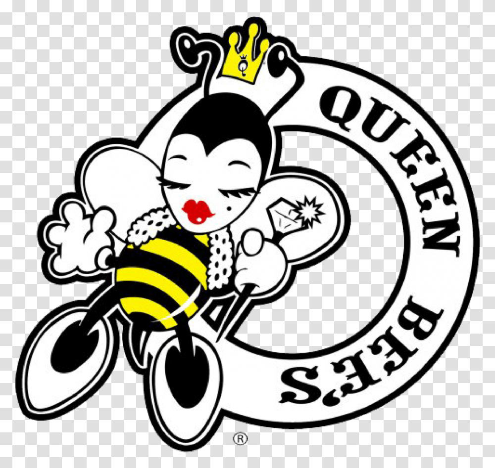 Home Queen Bees San Diego Logo, Label, Text, Sticker, Symbol Transparent Png