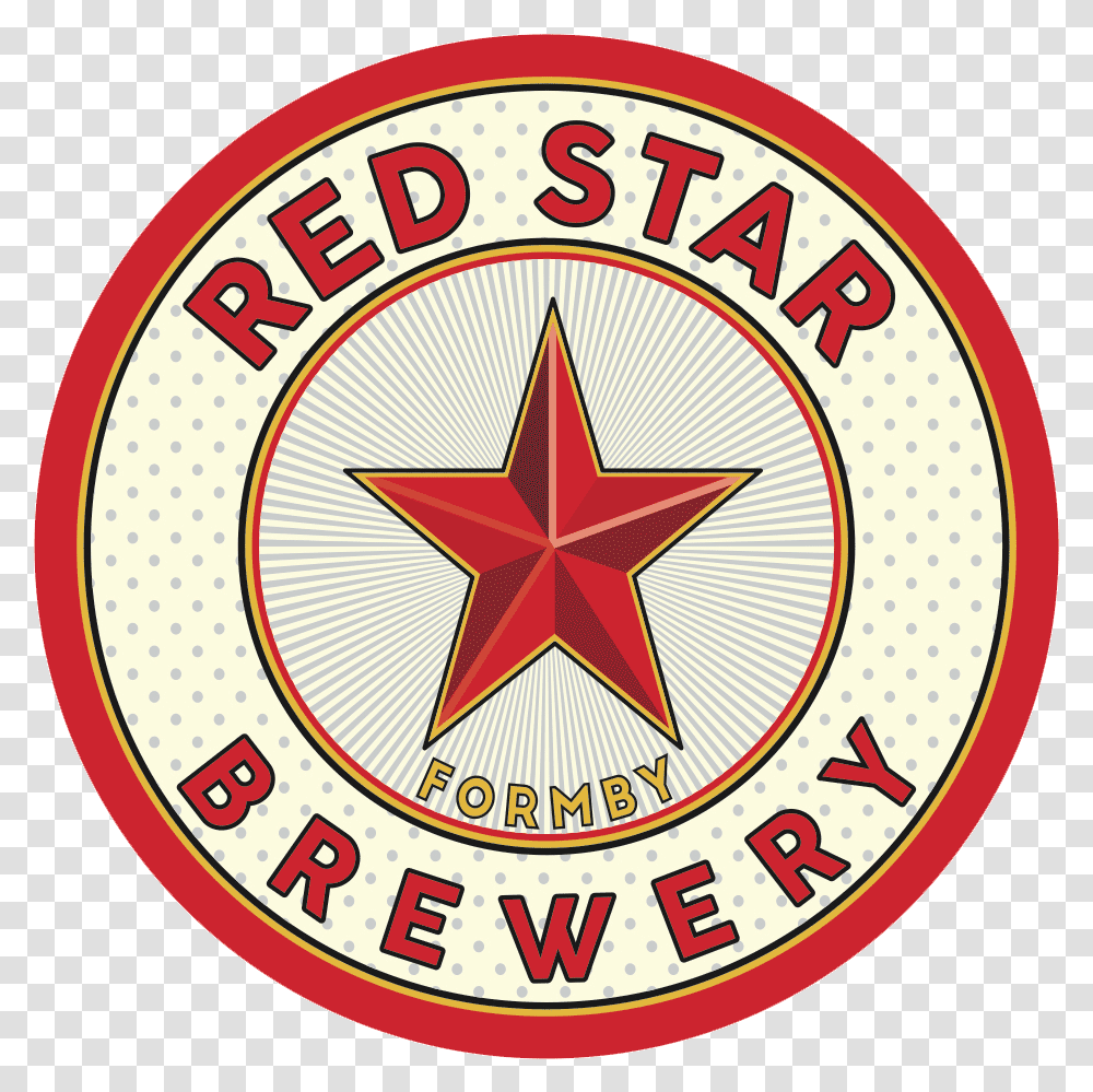 Home Red Star Brewery Circle, Symbol, Logo, Trademark, Star Symbol Transparent Png