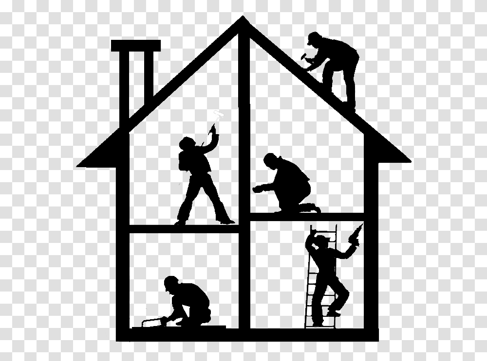 Home Repair Home Improvement House Real Estate Renovation Home Repairs, Person, Human, Triangle Transparent Png
