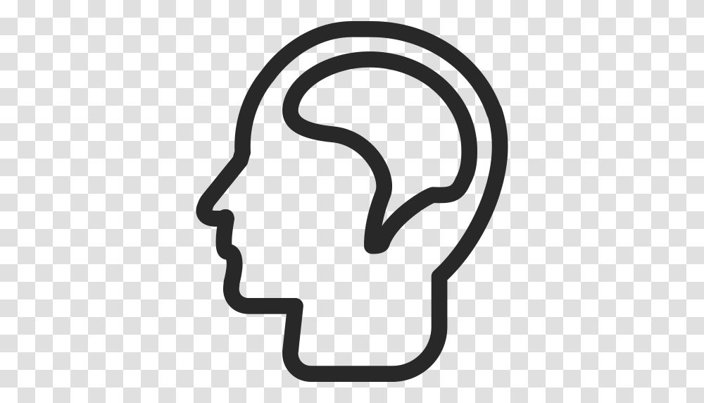 Home Right Brain Training Brain Head Icon With And Vector, Ear, Stencil, Label Transparent Png