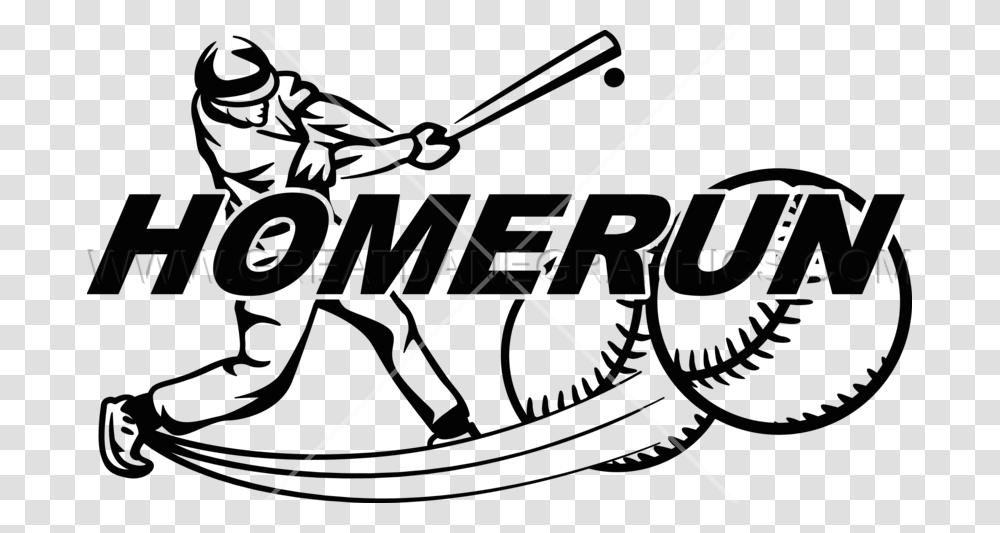 Home Run Swoosh Production Ready Artwork For T Shirt Printing, Label, Word, Number Transparent Png