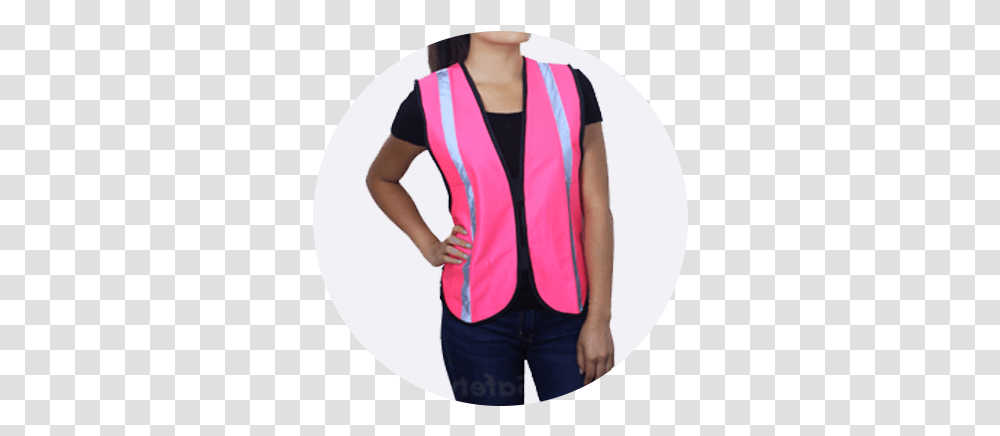 Home Safety Depot Sleeveless, Clothing, Vest, Person, Lifejacket Transparent Png