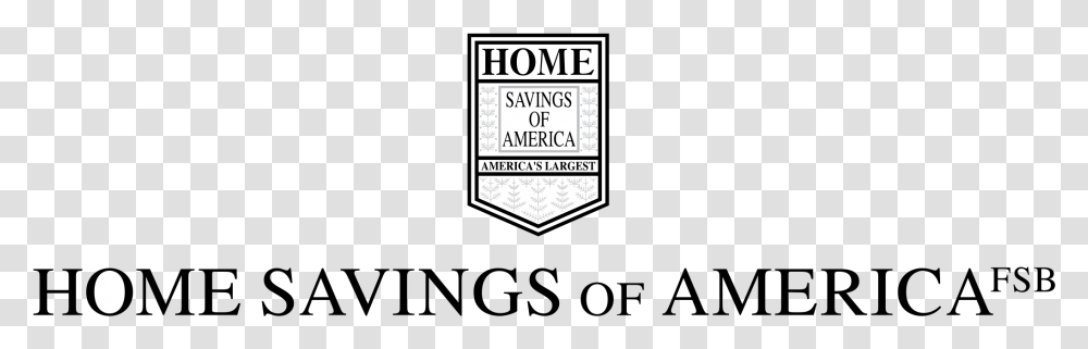 Home Savings Of America Logo Parallel, Label, Poster, Advertisement Transparent Png
