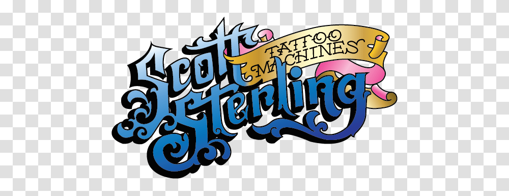 Home Scott Sterling Tattoo Machines, Calligraphy, Handwriting, Alphabet Transparent Png