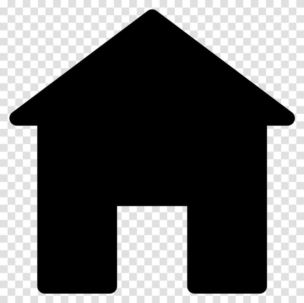 Home Silhouette Icon Free Download, Lighting, Mailbox, Outdoors, Den Transparent Png