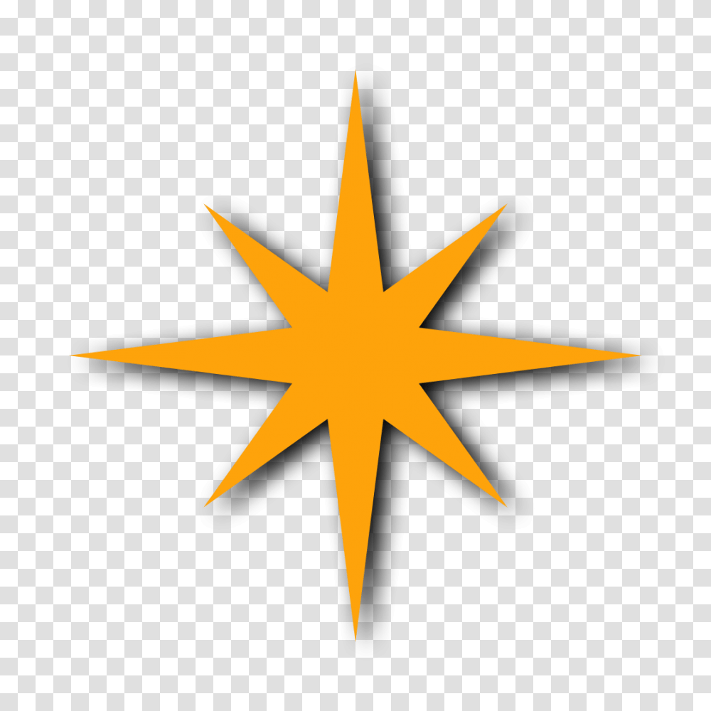 Home Stargazer Cast Iron, Cross, Star Symbol, Airplane Transparent Png