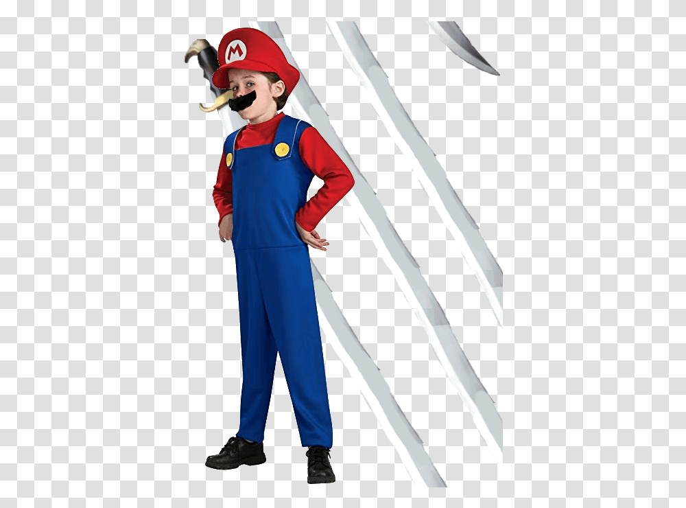 Home Super Mario Costume, Person, Human, Apparel Transparent Png