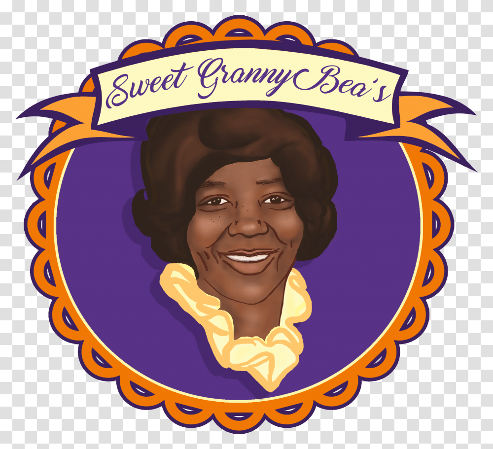 Home Sweet Granny Bea's Hair Design, Label, Text, Person, Logo Transparent Png