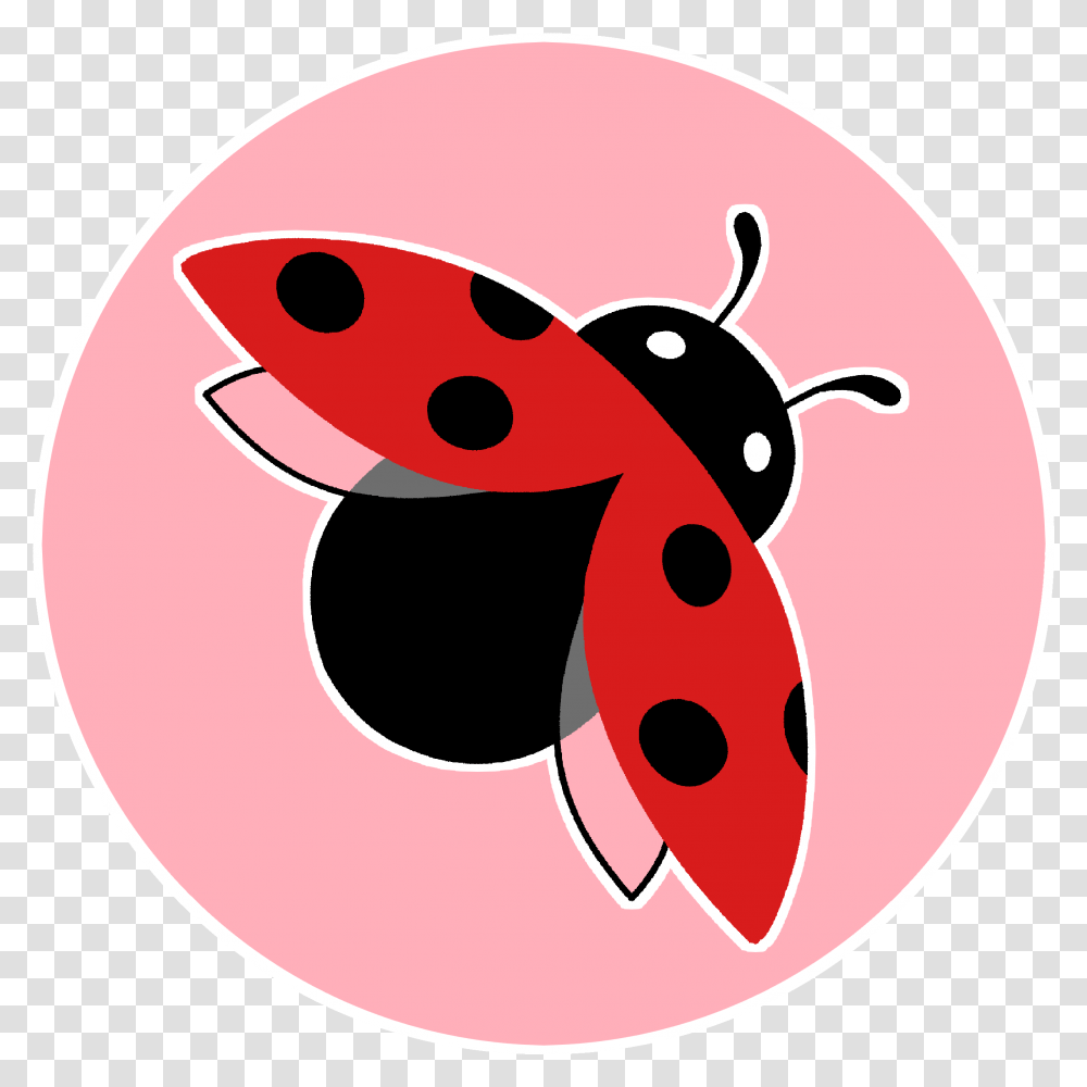 Home The Red Ladybug Design Dot, Text, Bowl, Food, Symbol Transparent Png