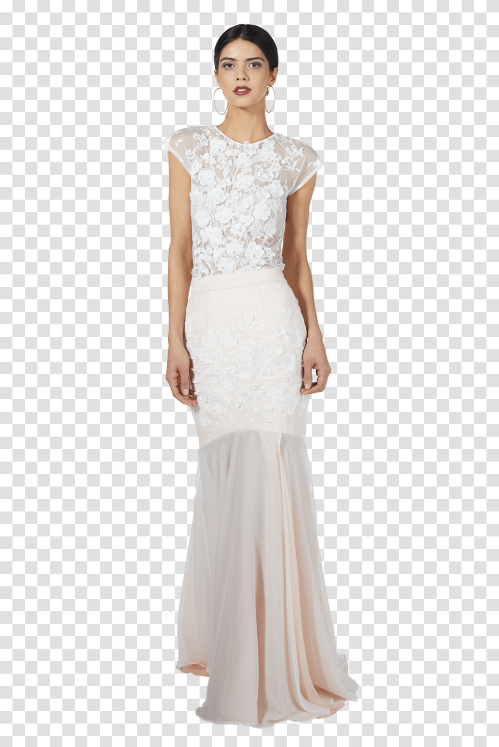 Home The Scandi Lace Wedding Skirt Bloom Gown, Apparel, Dress, Wedding Gown Transparent Png