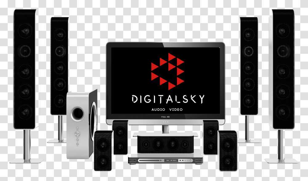 Home Theater, Electronics, Stereo, Monitor, Screen Transparent Png