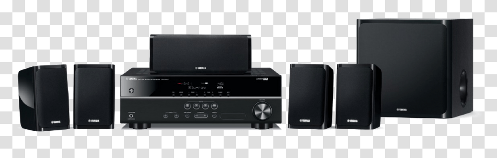 Home Theater System Hd Photo Home Theater Yamaha Yht, Electronics, Amplifier, Stereo, Cd Player Transparent Png