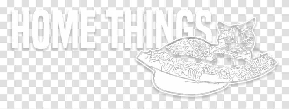 Home Things Bampw Illustration, Label, Cat Transparent Png