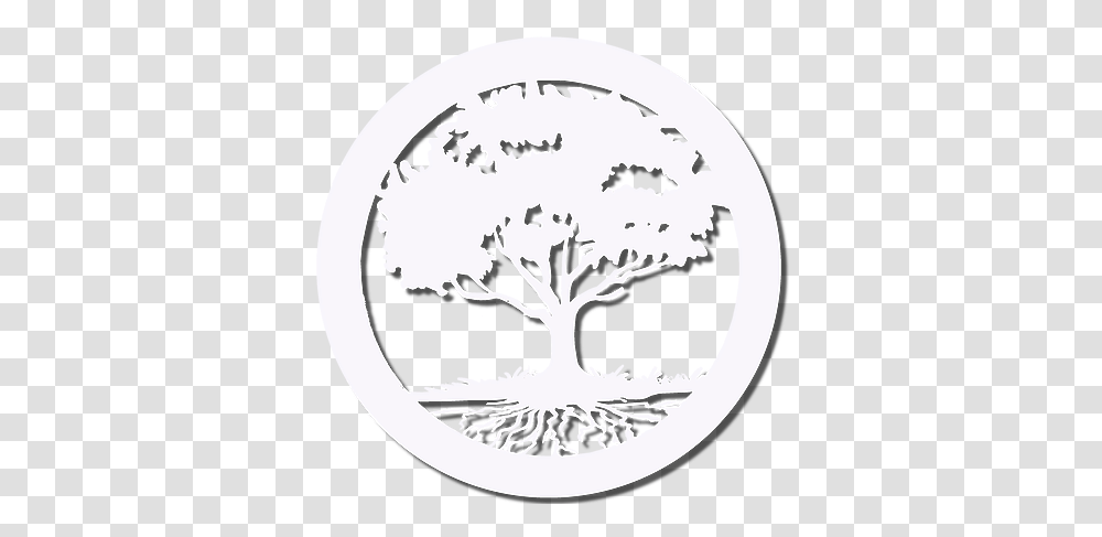 Home Tree With Roots, Stencil, Symbol, Logo, Trademark Transparent Png