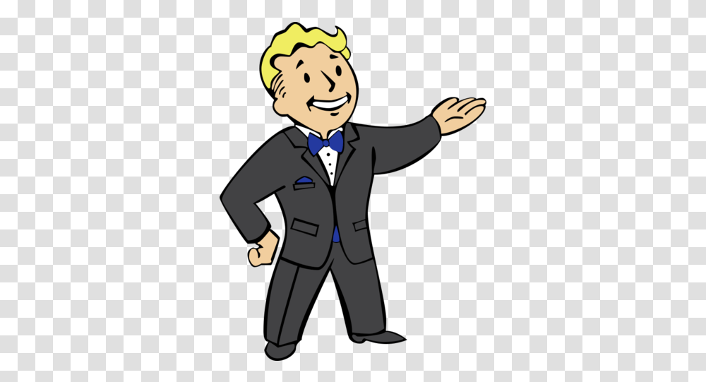 Home Viva New Vegas Pip Boy Guy, Person, Human, Performer, Suit Transparent Png