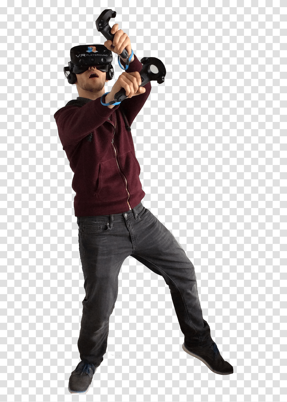Home Vr Playground People Playing Vr, Sleeve, Clothing, Person, Long Sleeve Transparent Png