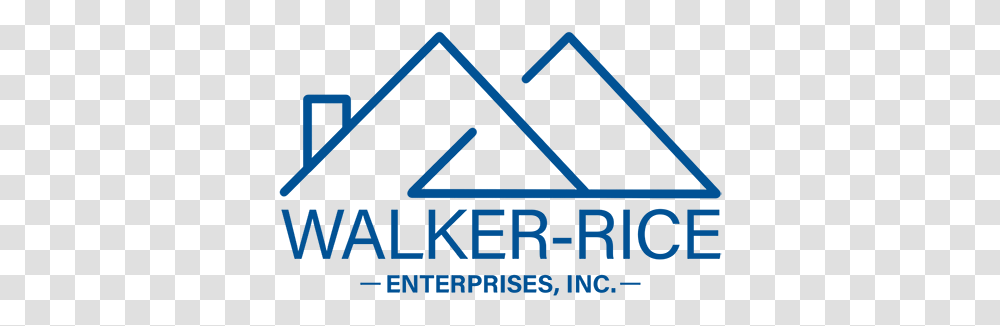 Home Walker Rice Enterprises Inc Vertical, Text, Alphabet, Triangle, Symbol Transparent Png