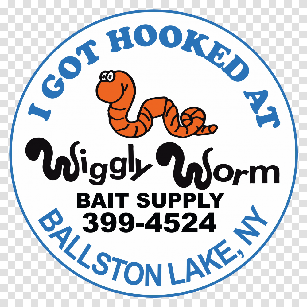 Home Wiggly Worm Bait Supply Circle, Label, Text, Sticker, Logo Transparent Png