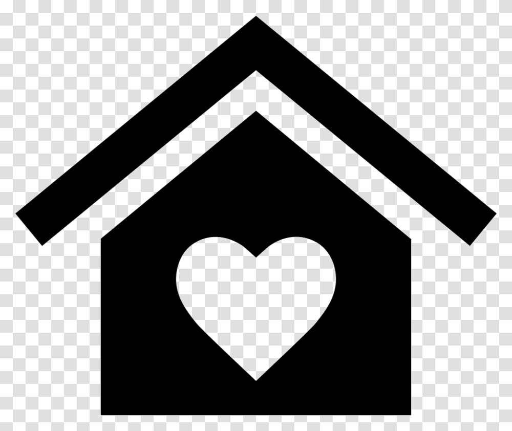 Home With A Heart Comments Buy A Home, Triangle, Stencil, White, Texture Transparent Png