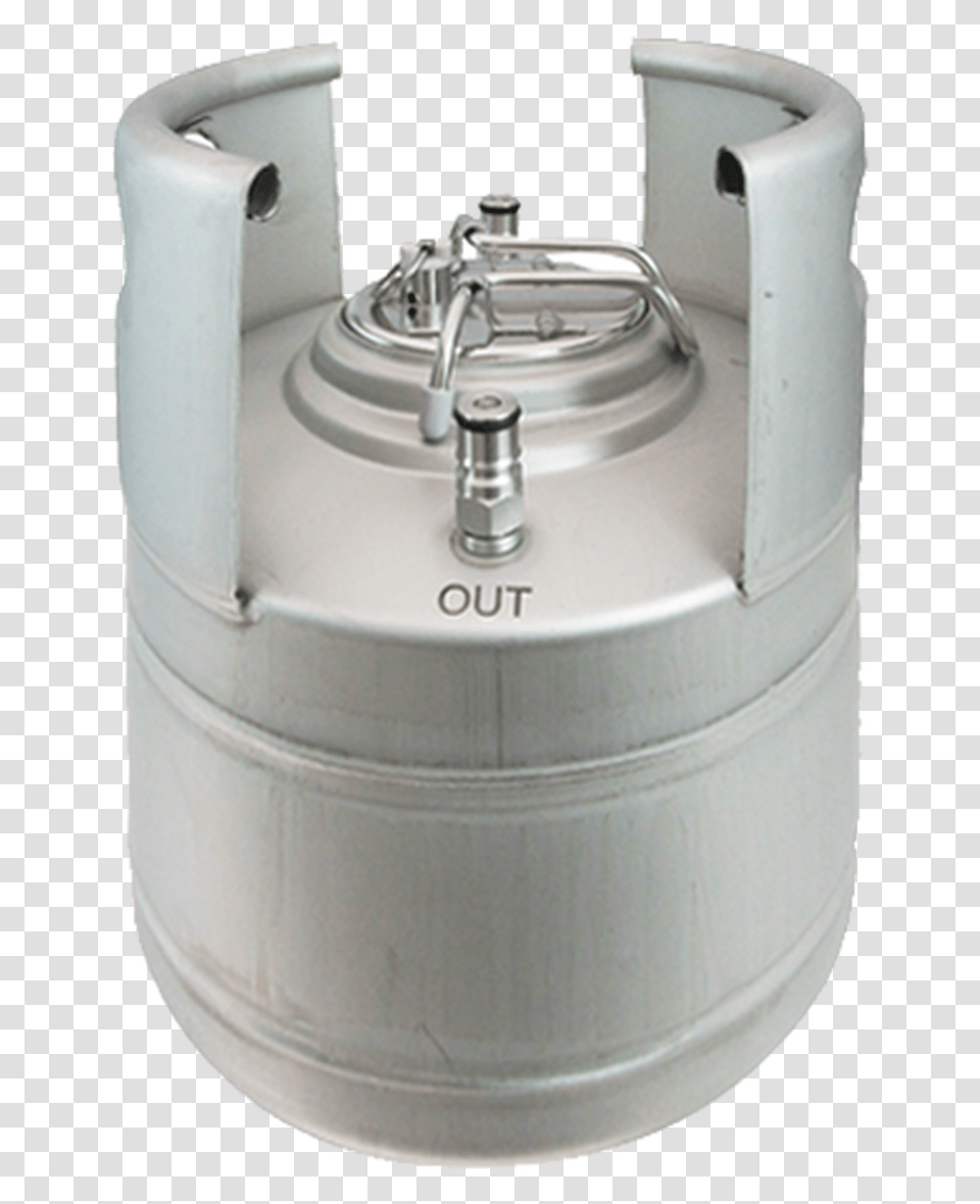Homebrew Cornelius Ball Lock Keg Stackable Kegs 2.5 Gallons, Barrel, Milk, Beverage, Drink Transparent Png