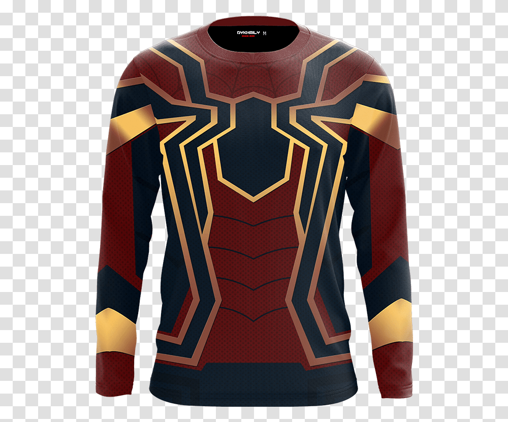 Homecoming Iron Spider Cosplay 3d Long Sleeve Shirt, Apparel, Sweatshirt, Sweater Transparent Png