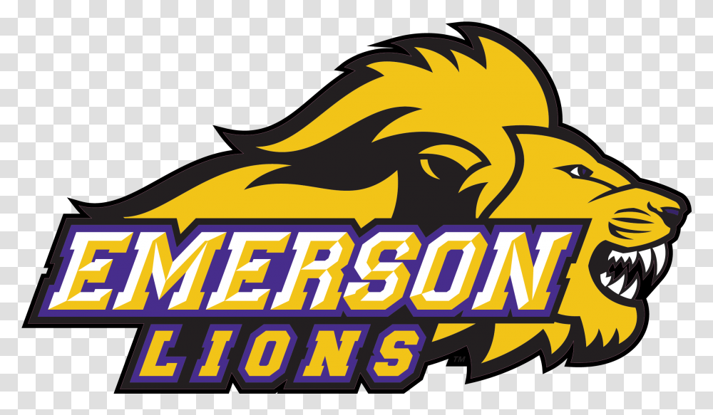 Homecoming & Heart Of A Lion Reception Emerson Lions Emerson College Athletics Logo, Dragon Transparent Png