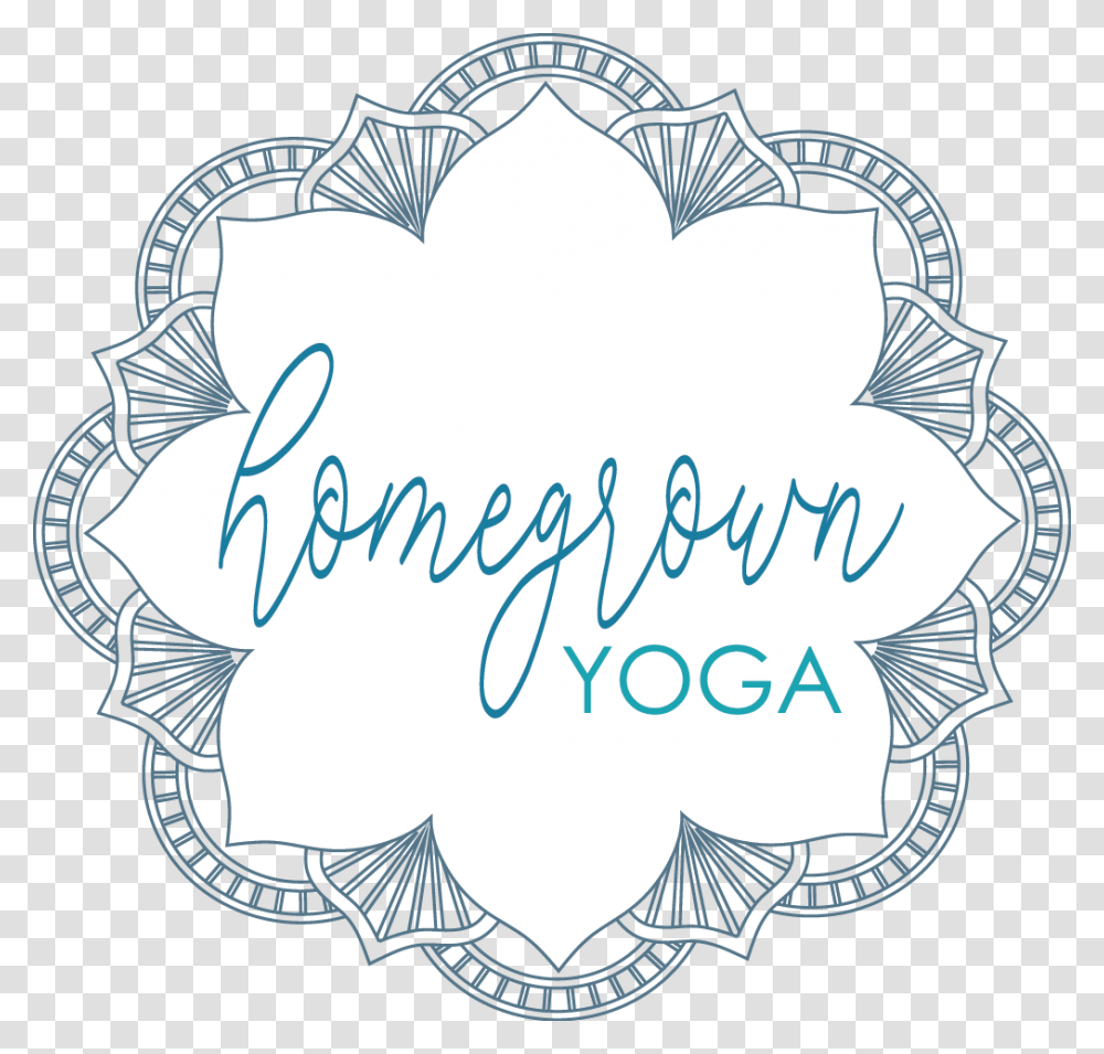 Homegrown Yoga Bellefontaine Ohio Label, Handwriting, Calligraphy Transparent Png