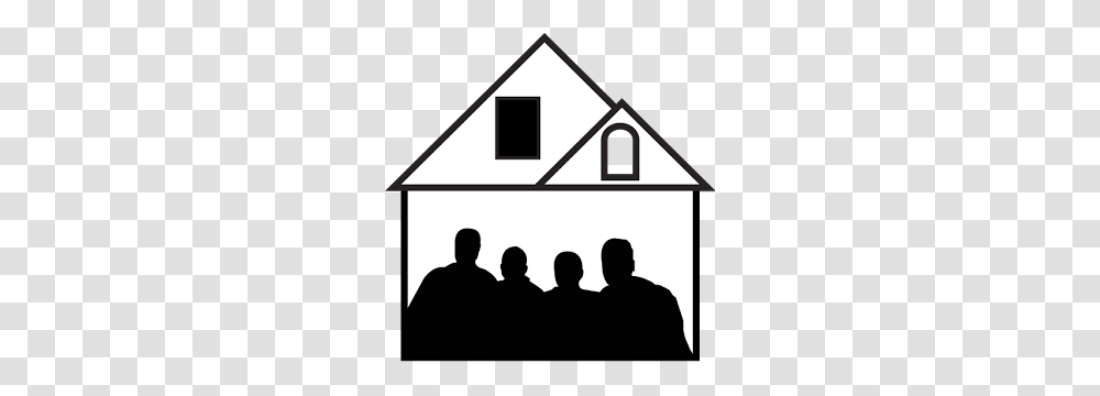Homeless Shelter Cliparts, Person, Human, Silhouette, Building Transparent Png