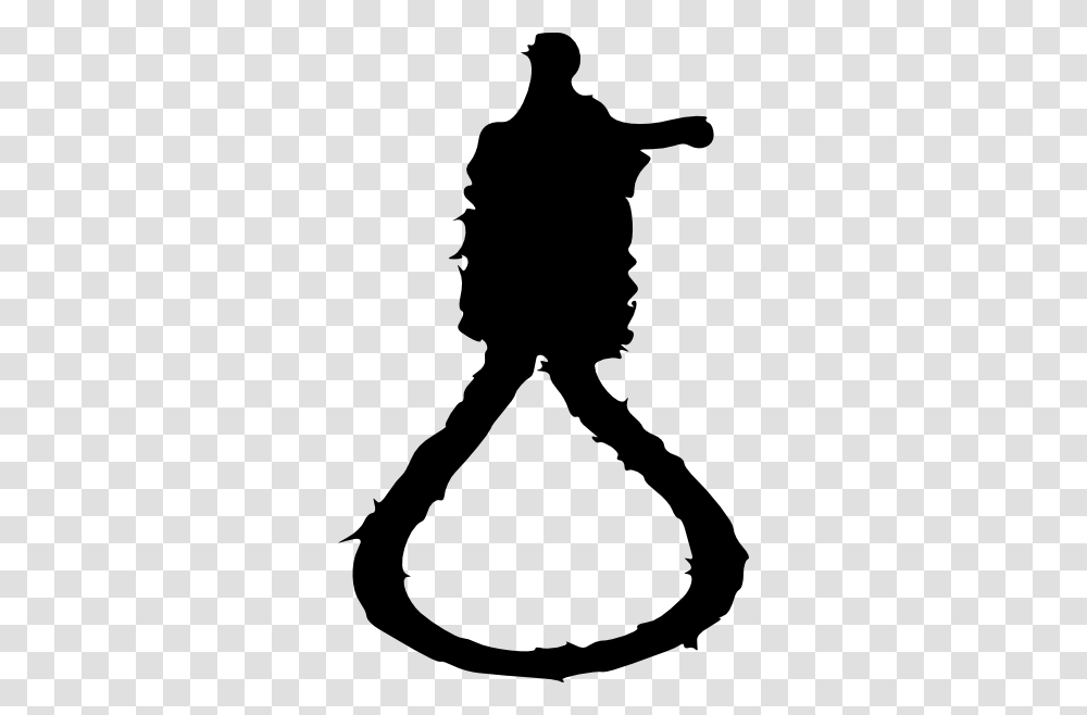Homely Idea Noose Clipart, Silhouette, Person, Human, Stencil Transparent Png