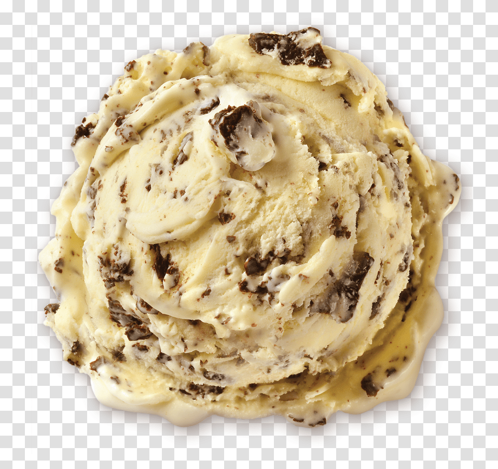 Homemade Brand Chocolate Chip Ice Cream Scoop Udf Homemade Chocolate Chip Ice Cream, Dessert, Food, Creme, Cookie Transparent Png
