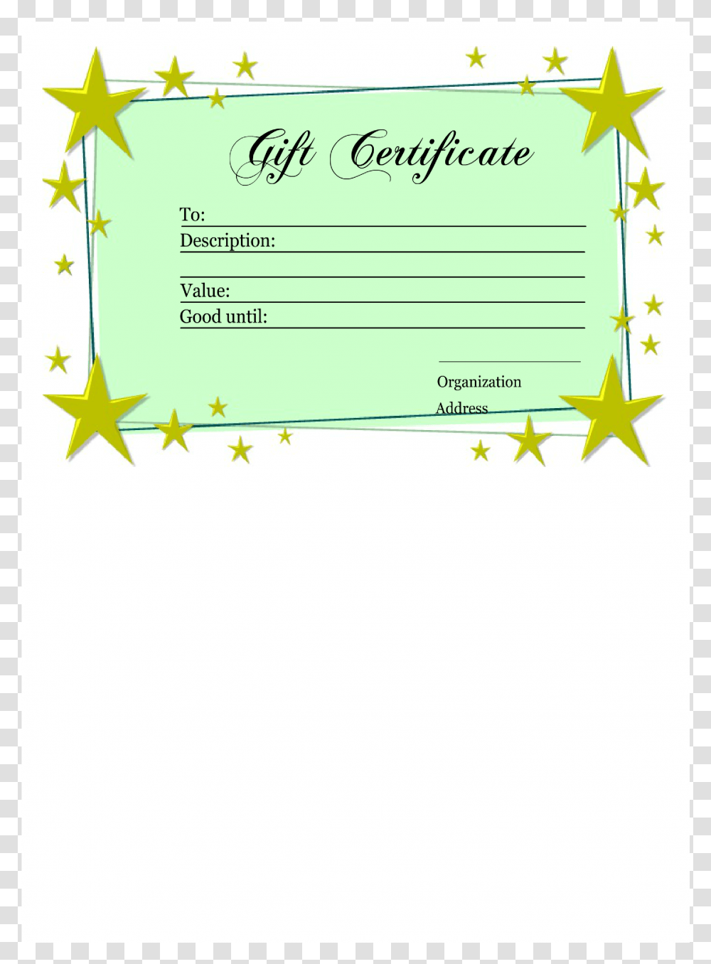Homemade Gift Certificate Template Main Image Printable Voucher Throughout Printable Gift Certificates Templates Free