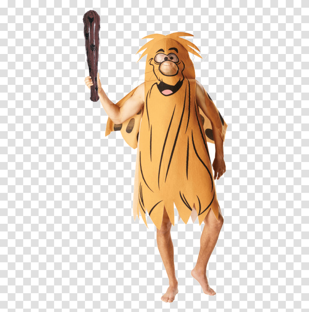 Homemade Stone Age Costume, Mascot, Person, Human Transparent Png