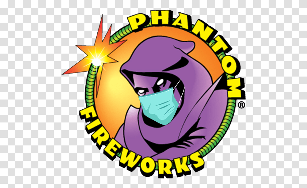 Homepage Phantom Fireworks Phantom Fireworks Mask, Graphics, Art, Poster, Advertisement Transparent Png