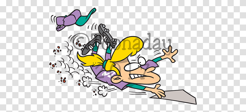 Homeplate Sliding Into Home Cartoon, Outdoors, Graphics, Nature Transparent Png